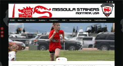 Desktop Screenshot of missoulastrikers.com